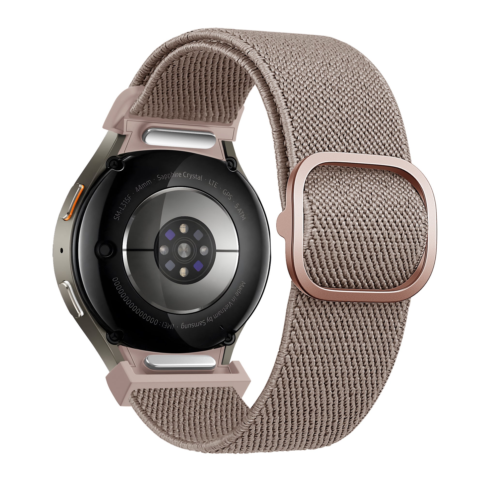 Bandz Bracelet elastique 'Easy Fit' Samsung Galaxy Watch 4 - 44mm (beige)