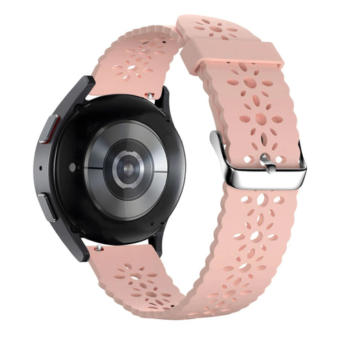 Bandz Actyve Smartwatch 20mm Patterned Silicone Strap (Pink)