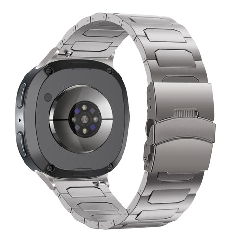 Bandz Bracelet titane 'Deluxe' Samsung Galaxy Watch 8 Classic (titane)