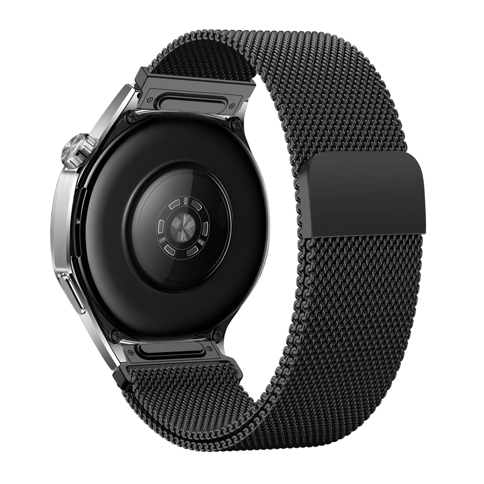 Bandz Bracelet milanais 'One Push' Huawei Watch 3 Pro (noir)