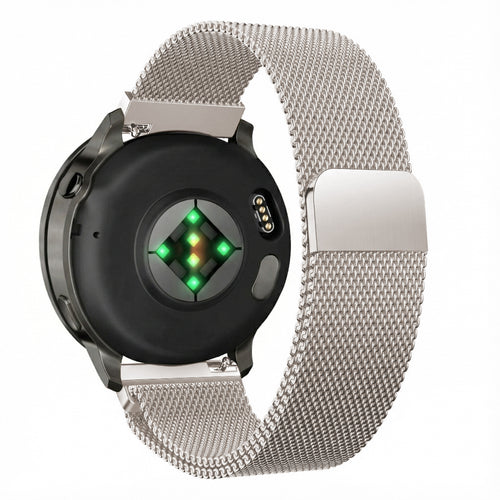 Bandz Bracelet milanais Loop Garmin Vivoactive 4s (lumière stellaire)