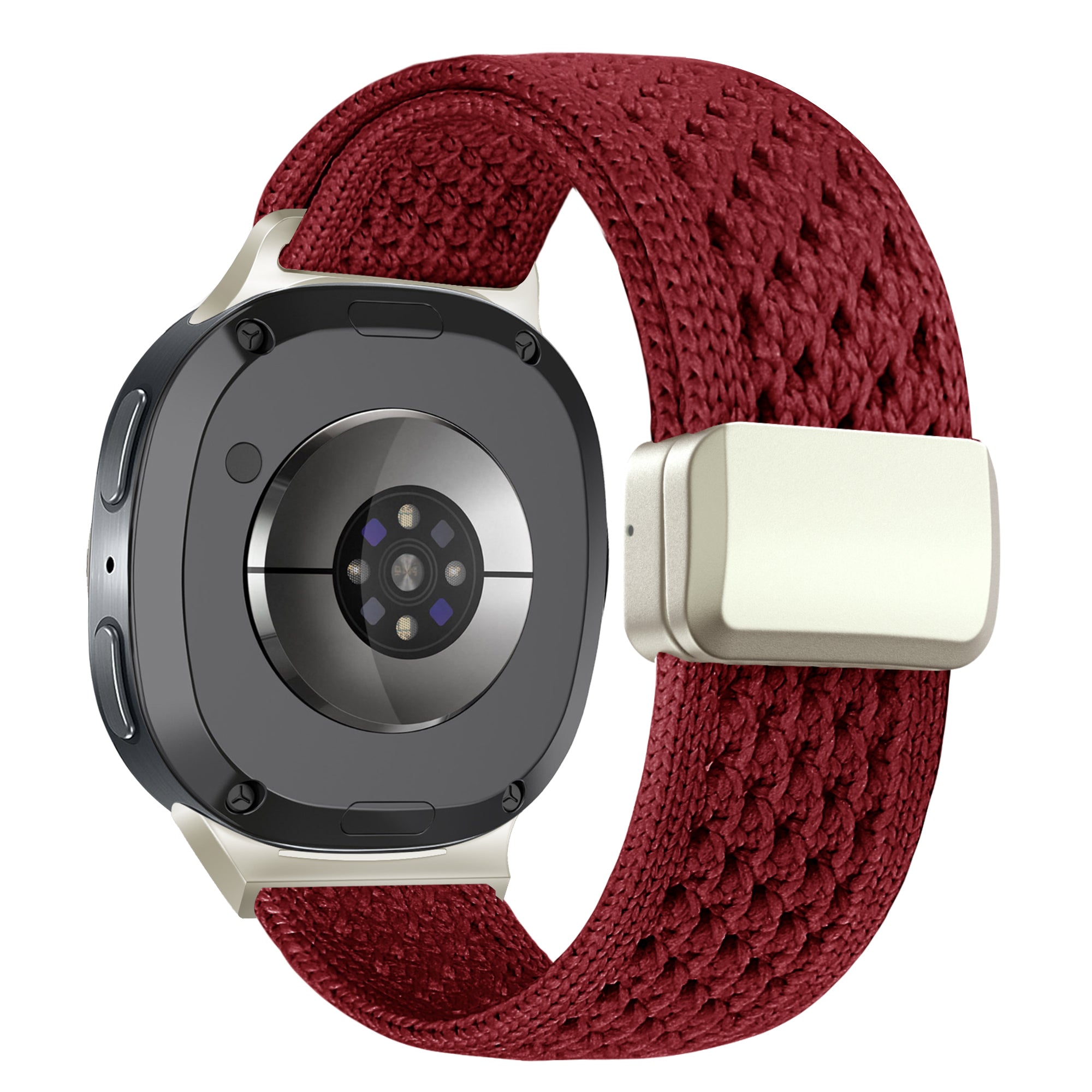 Bandz Bracelet nylon Vintage Samsung Galaxy Watch 8 - 44mm (bordeaux)