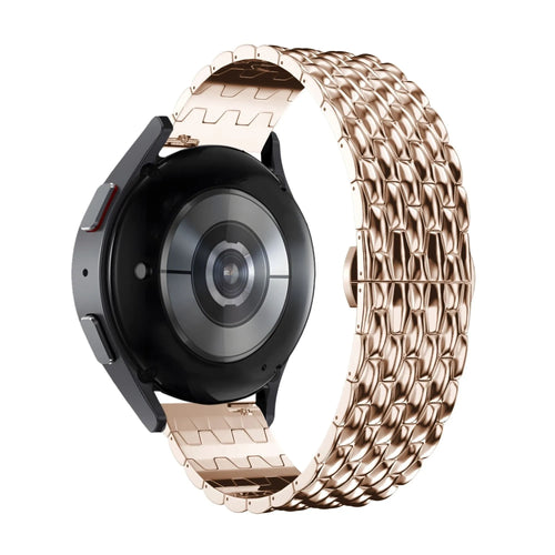 Bandz Bracelet acier 'Dragon' Gard Pro Health Smartwatch 3 - 41mm (or rose)