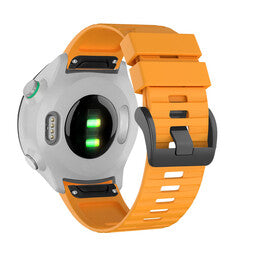 Bandz Bracelet silicone á boucle Garmin Instinct 3 - 50mm (orange)