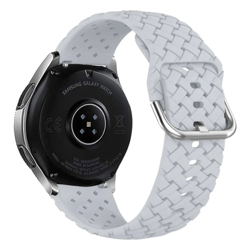 Bracelet silicone tressé Amazfit Bip 3 (Pro) (gris)
