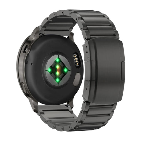 Bandz Bracelet titane Garmin Vivoactive 6 (noir)
