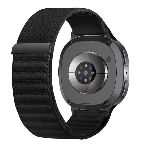 Samsung Galaxy Watch 8 - 44mm Wave Nylon Strap (Black)