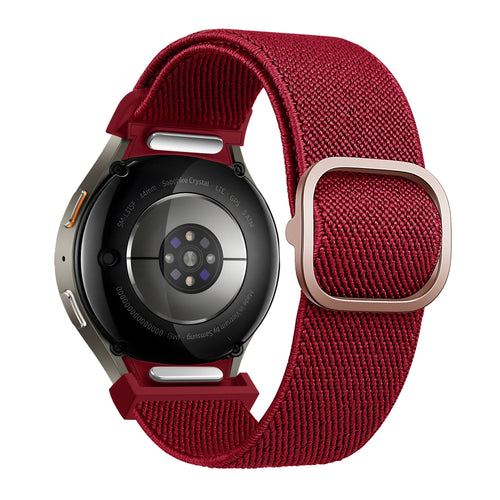 Bandz Bracelet elastique 'Easy Fit' Samsung Galaxy Watch 6 - 44mm (rouge)