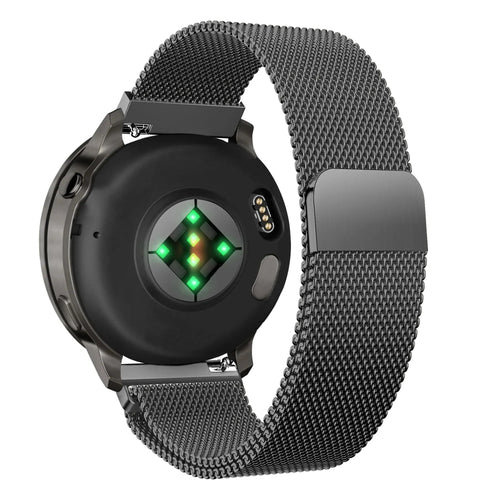 Bandz Bracelet milanais Loop Garmin Forerunner 265s (noir)