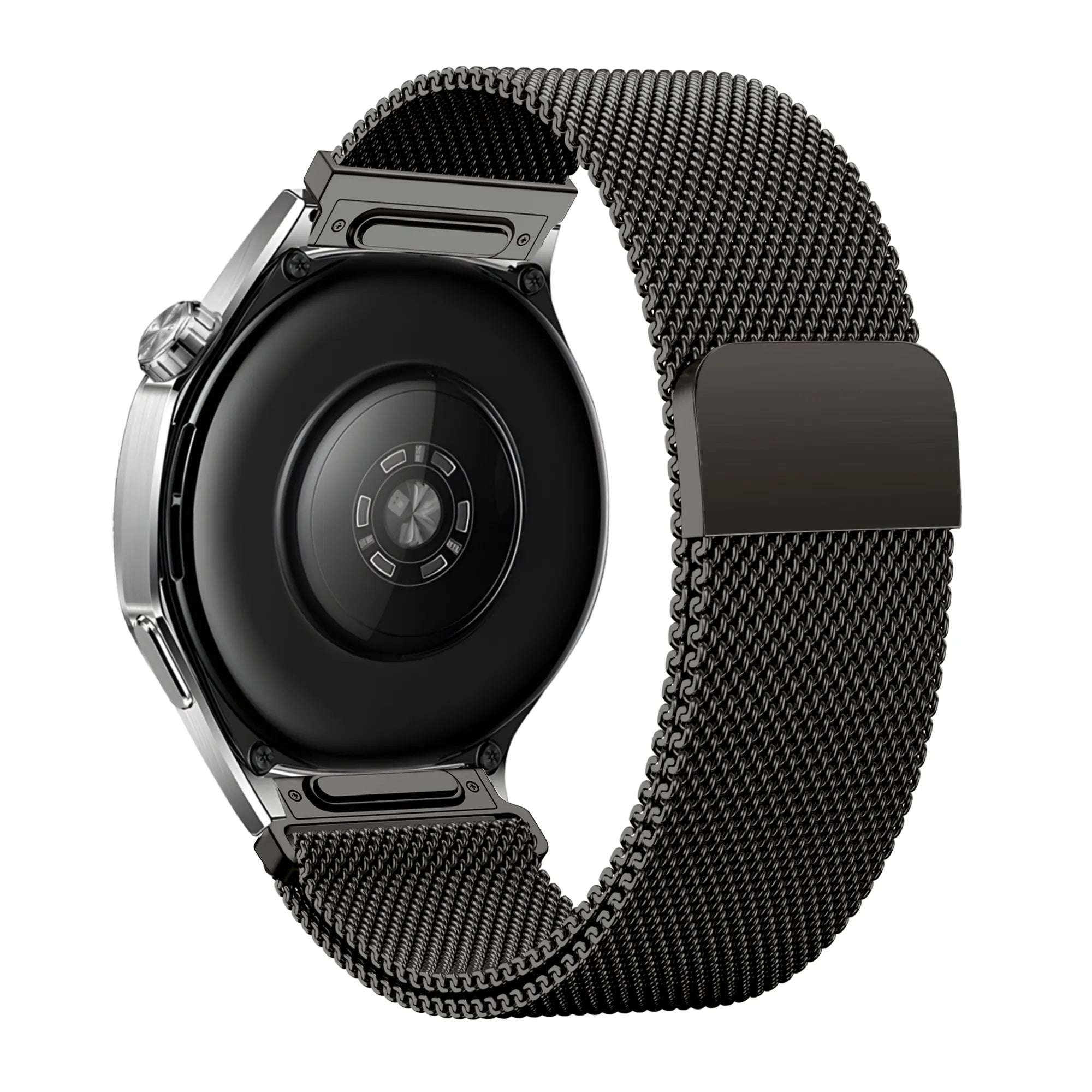 Bandz Bracelet milanais 'One Push' Amazfit Balance 2 (gris titane)