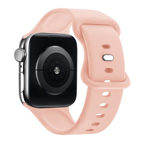xoxo Wildhearts Bracelet silicone Apple Watch (rose pâle)
