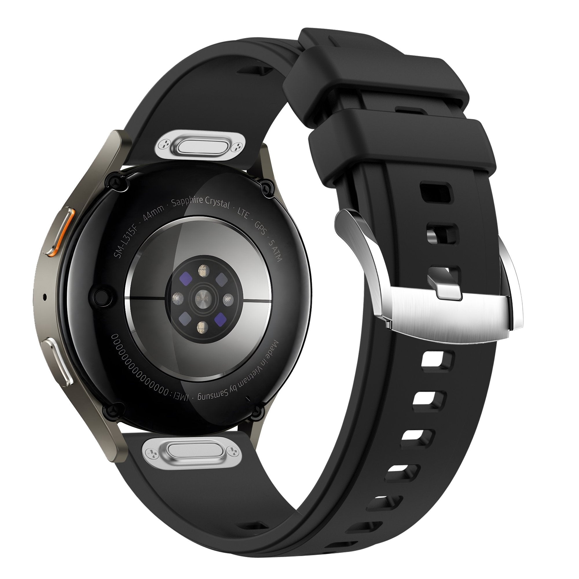 Bandz Bracelet silicone 'Easy Fit' Huawei Watch GT 5 Pro - 46mm (noir)