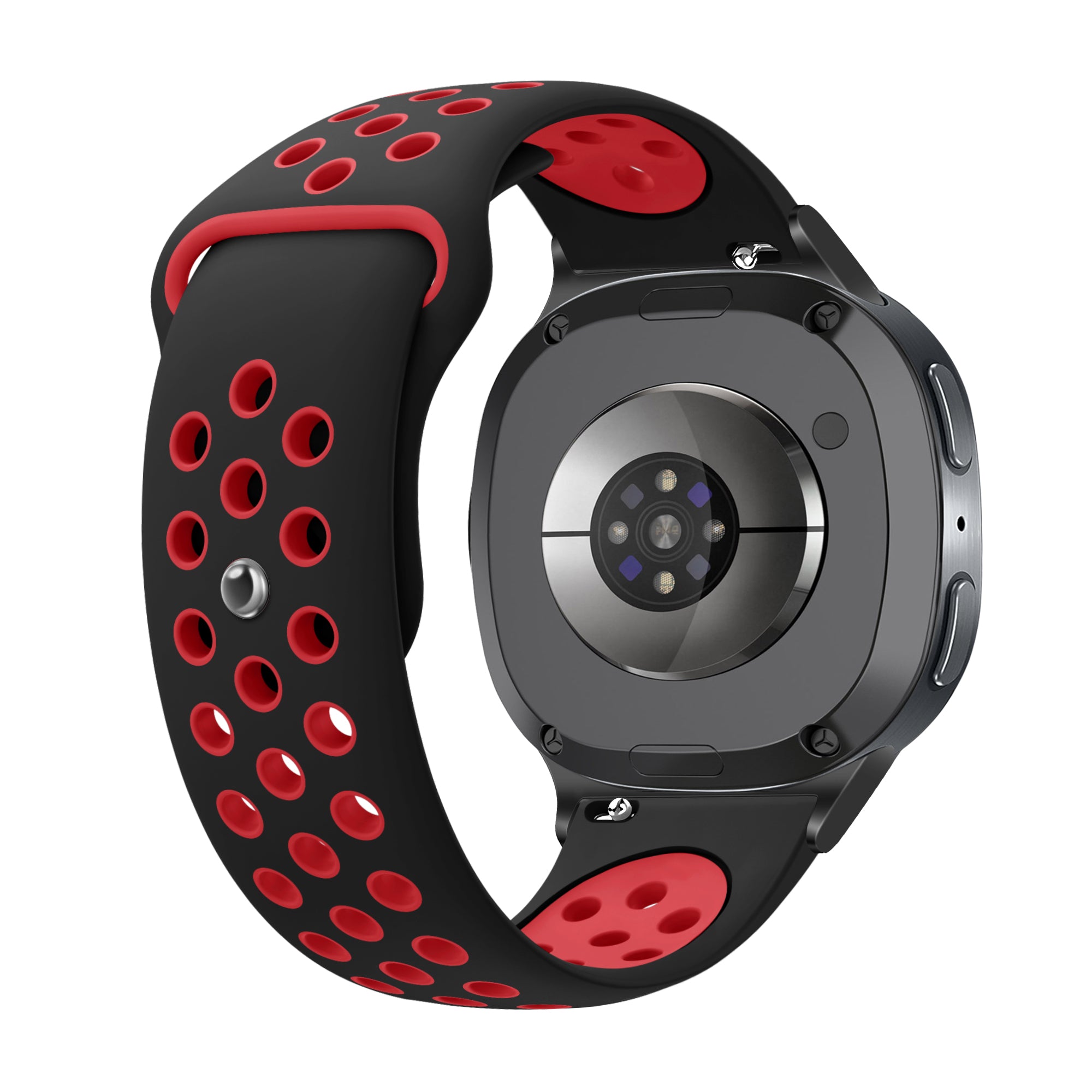 Bracelet sport Samsung Galaxy Watch 8 Classic (noir/rouge)