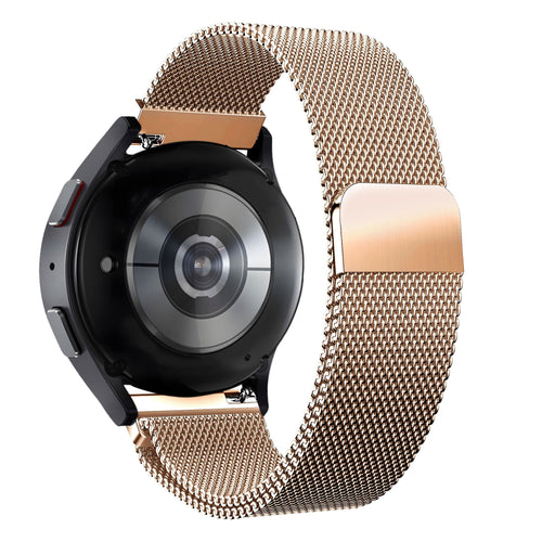 Bandz Bracelet milanais Garmin Venu 2 Plus (rose or)
