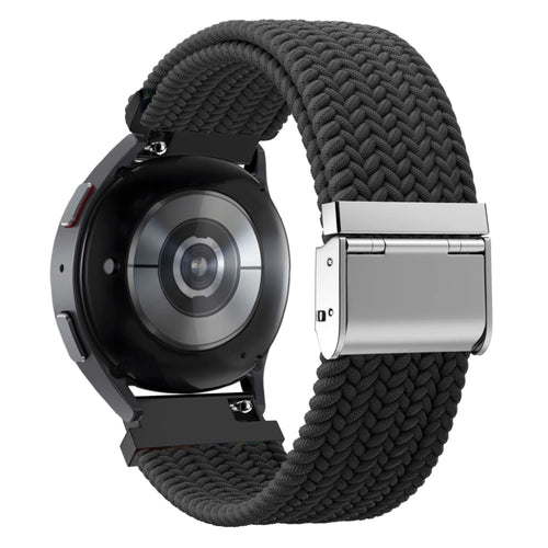 Bandz Bracelet nylon tressé Amazfit Bip 6 (noir)