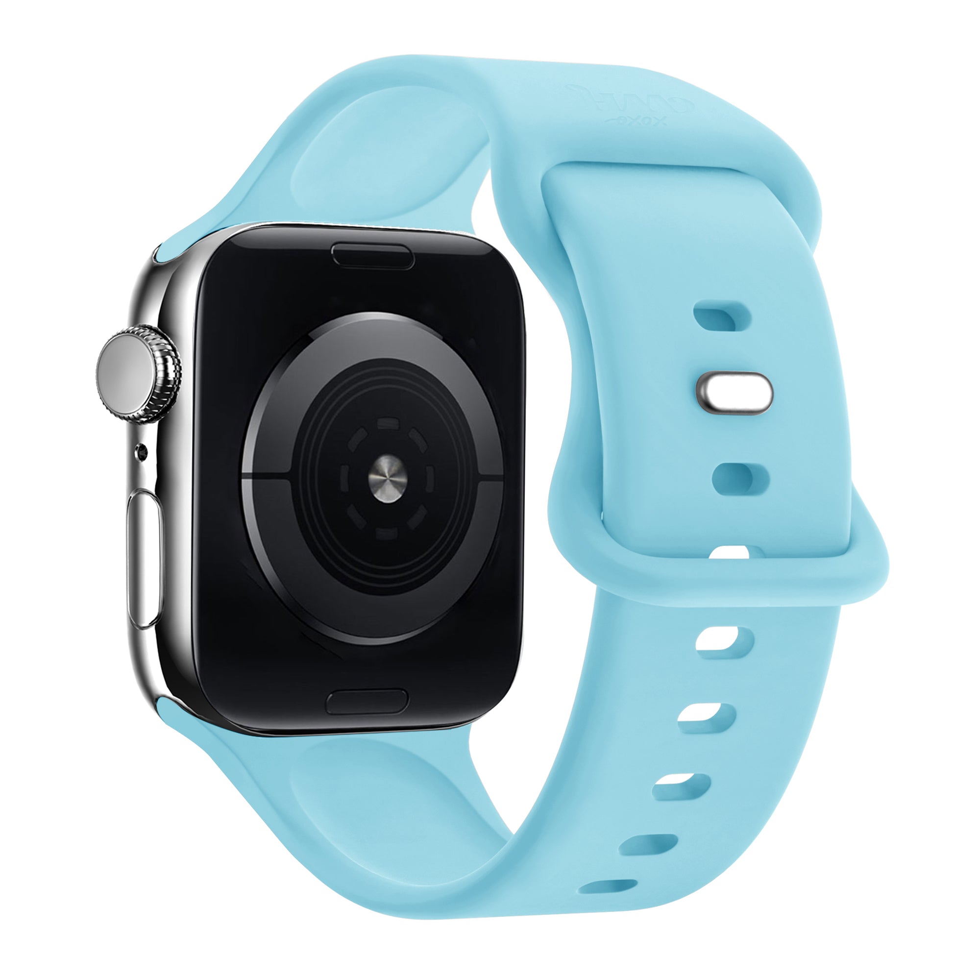 xoxo Wildhearts Bracelet silicone Apple Watch (bleu clair)