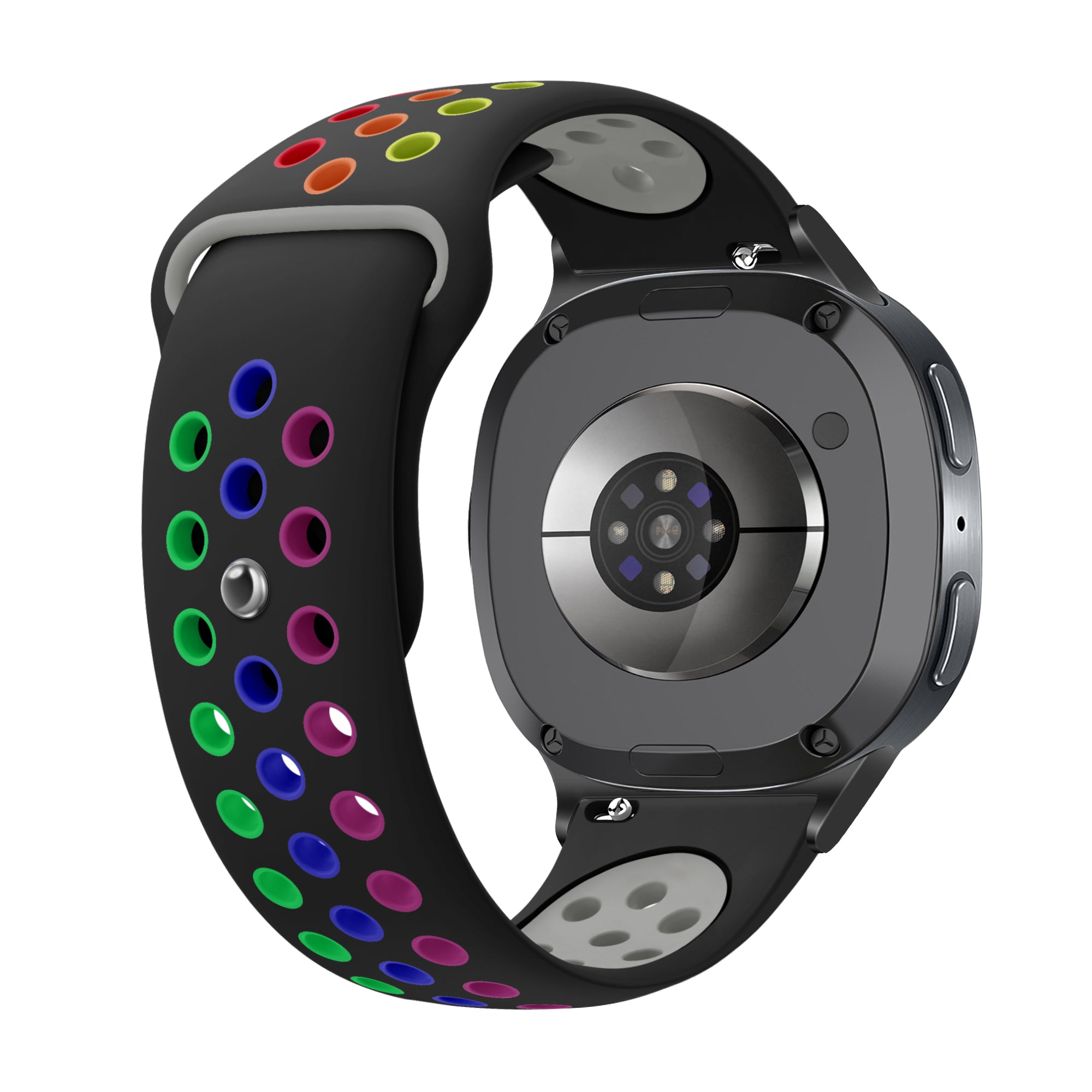 Samsung Galaxy Watch 8 - 44mm Sport Strap (Black/Colourful)