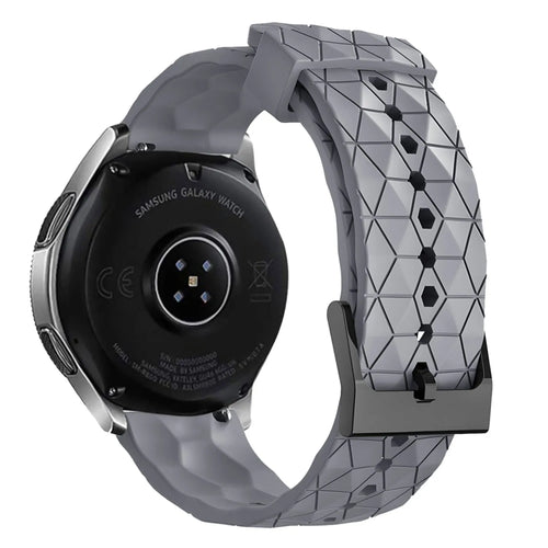 Motorola Moto Watch - 47mm Silicone Strap Hexagons (Grey)
