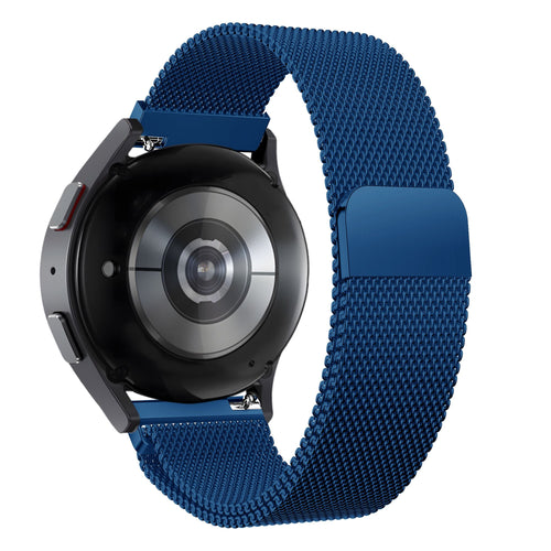 Bandz Bracelet milanais Garmin Vivomove Style (bleu)