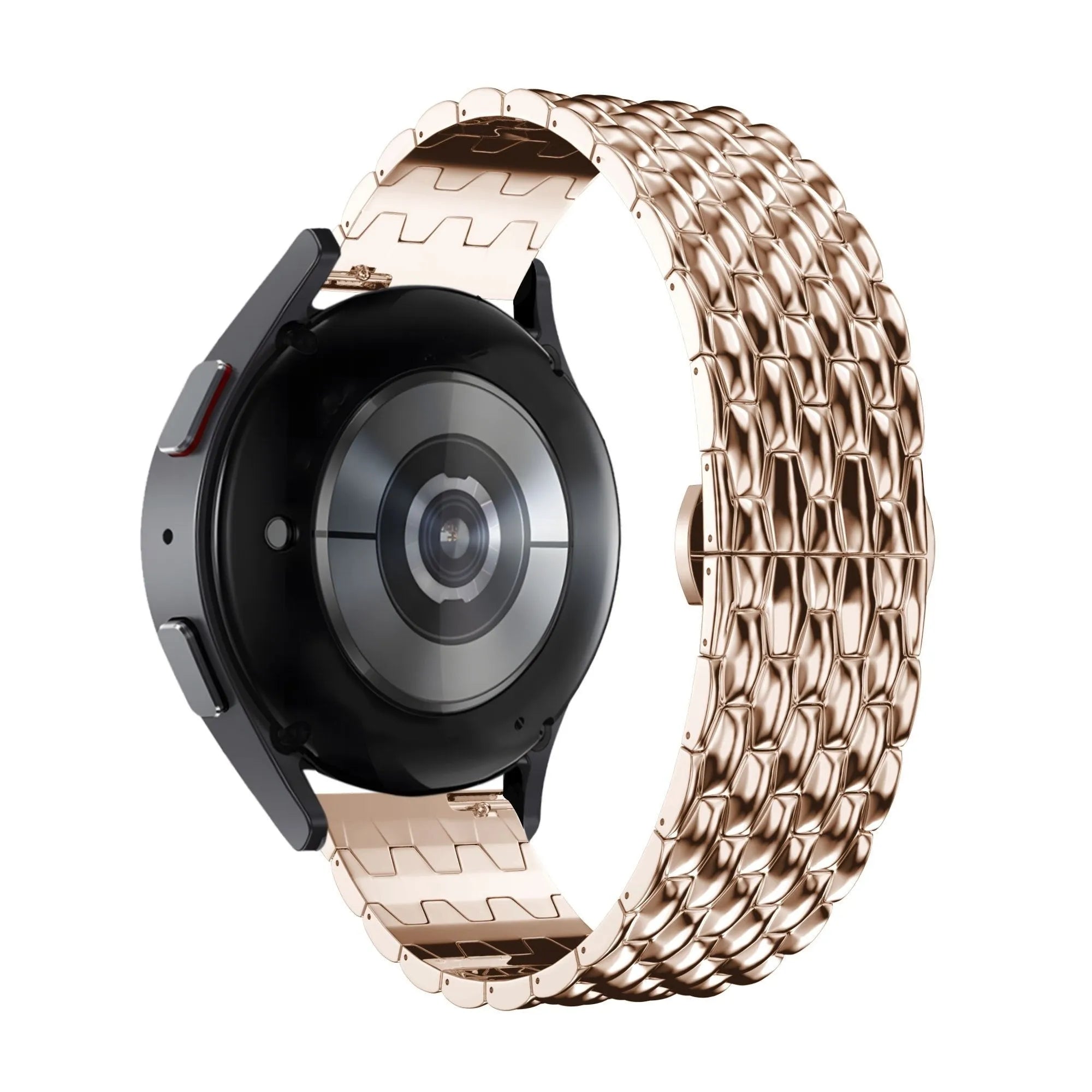 Bandz Bracelet acier 'Dragon' Coros Apex 2 (rose/doré)
