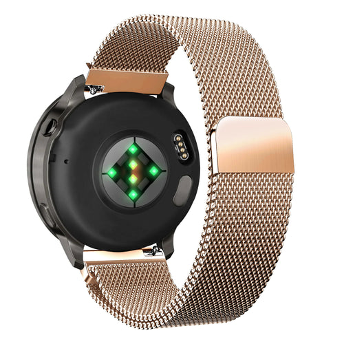 Bandz Bracelet milanais 'Loop' Garmin Forerunner 70 (or rose)