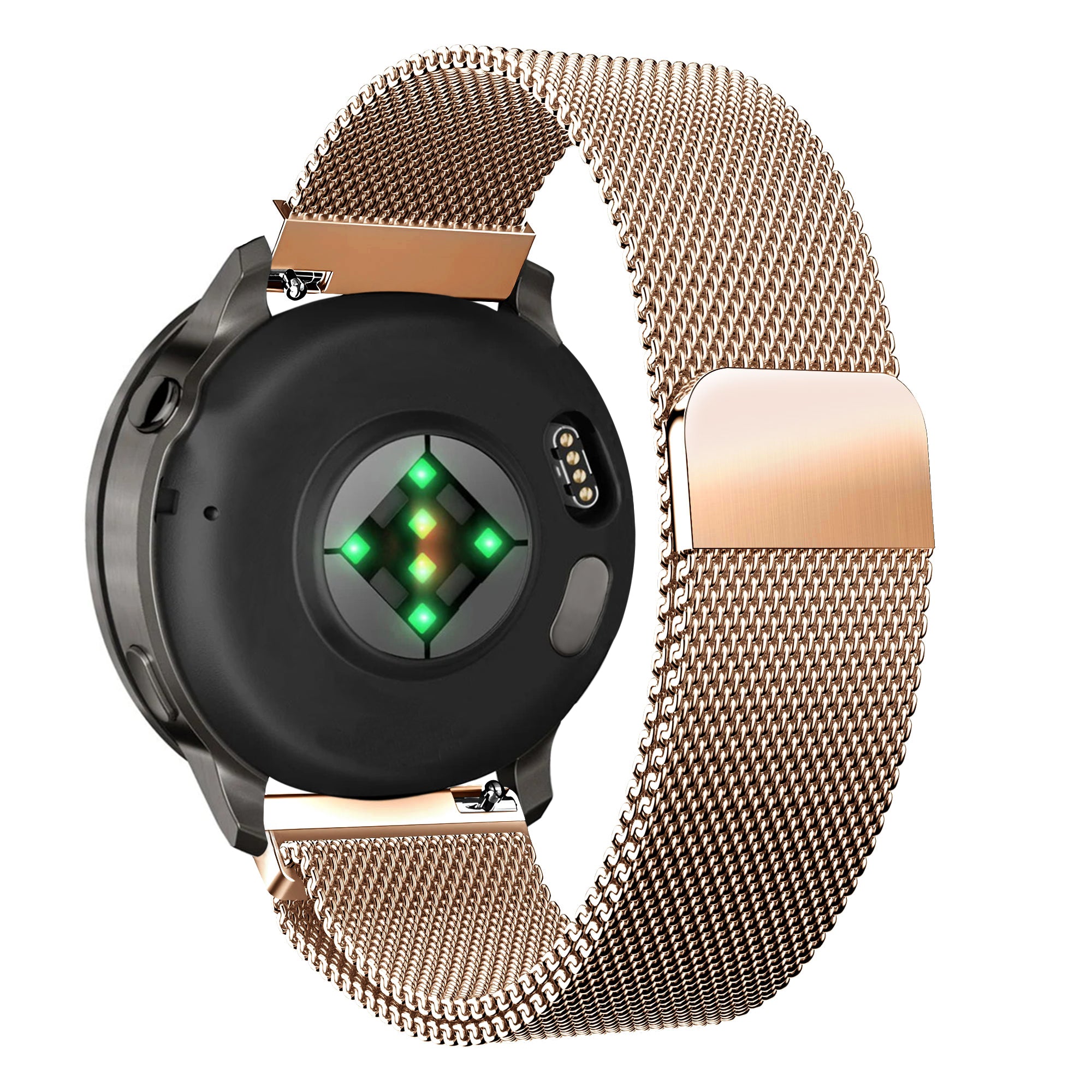 Bandz Bracelet milanais 'Loop' Garmin Forerunner 70 (or rose)
