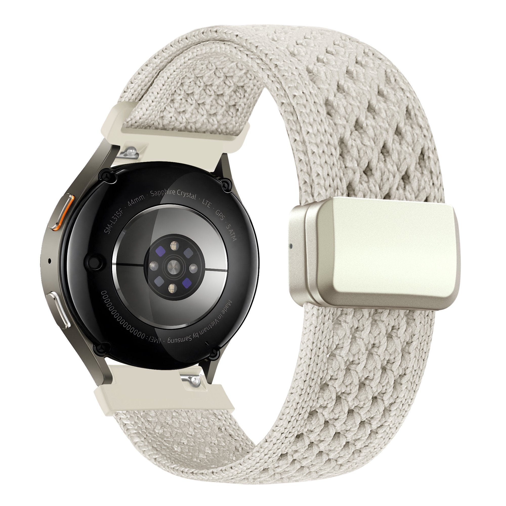 Bandz Bracelet nylon Vintage Garmin Forerunner 245 (lumière stellaire)