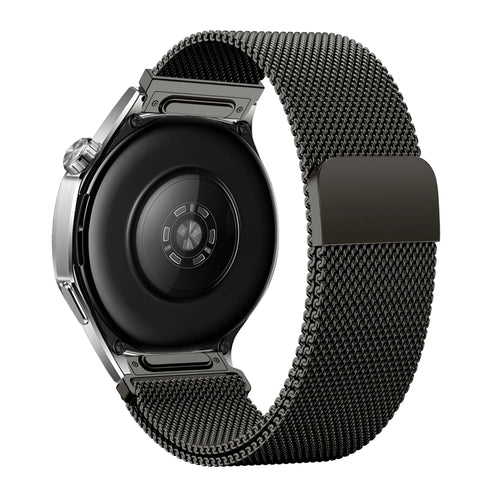 Bandz Bracelet milanais 'One Push' Oppo Watch X2 (gris titane)