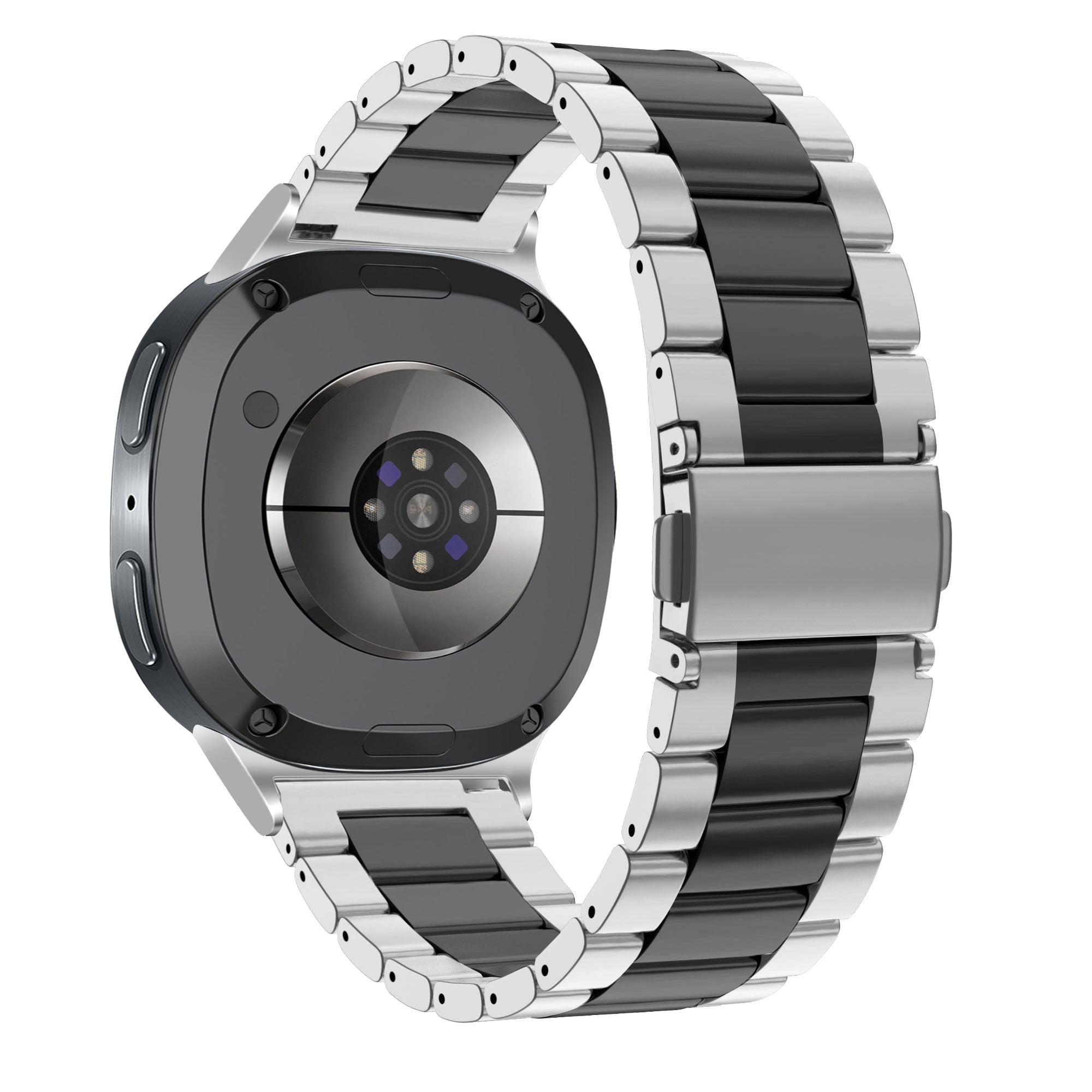 Bandz Bracelet acier 'Classic' Samsung Galaxy Watch 8 - 40mm (argent/noir)