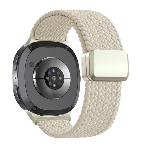 Bandz Bracelet tissé magnétique Samsung Galaxy Watch 8 - 40mm (lumière stellaire)