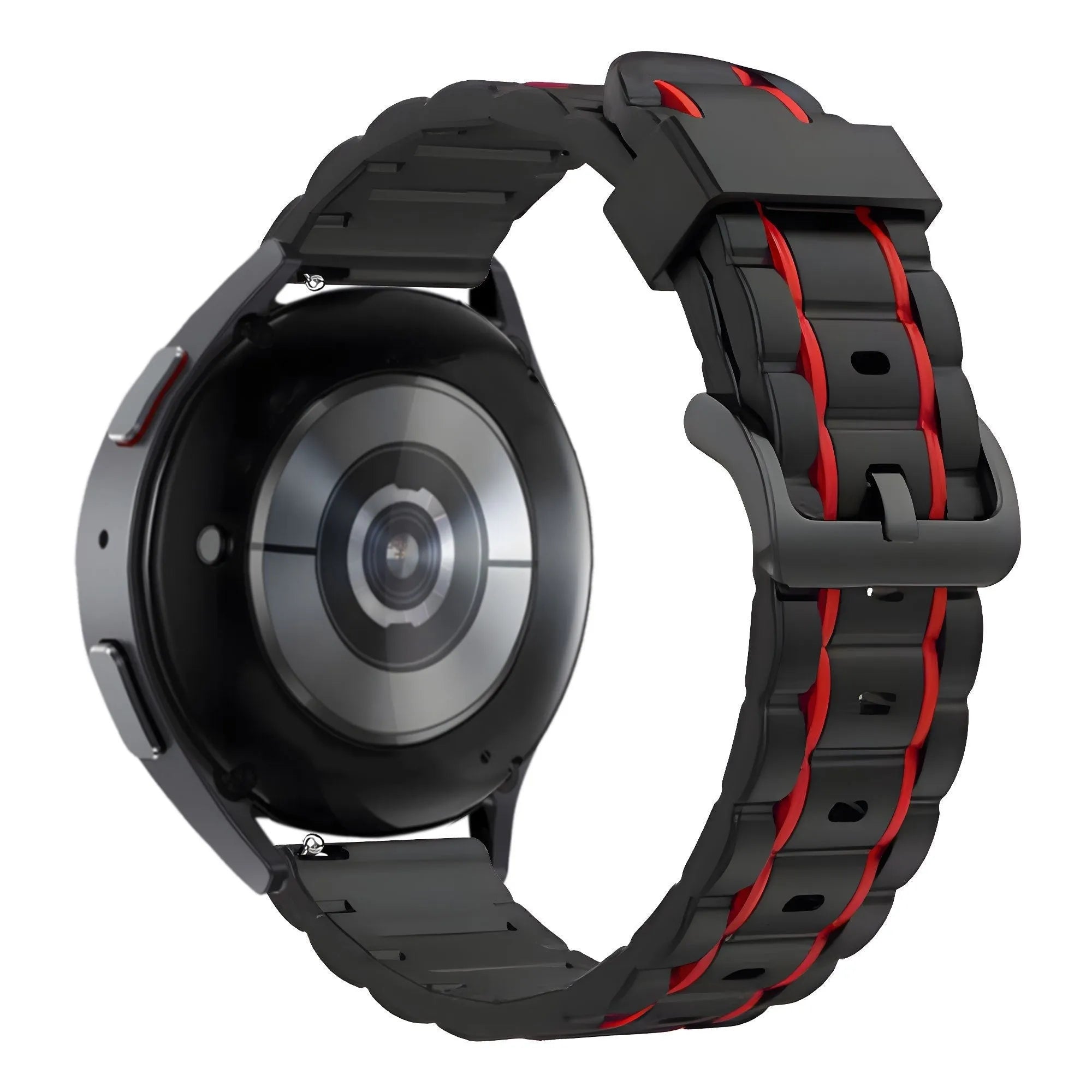 Bandz Bracelet rayé sportif Suunto Race (S) (noir/rouge)