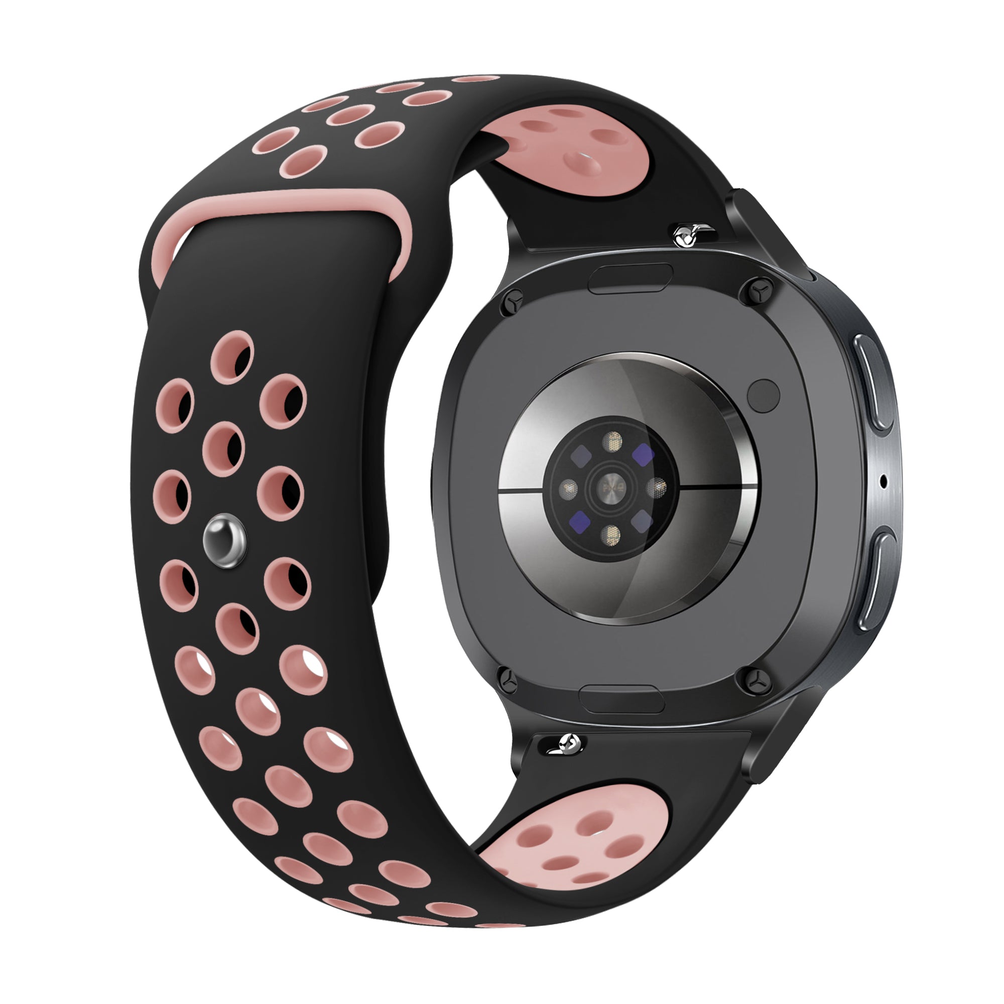 Bracelet sport Samsung Galaxy Watch 8 - 44mm (noir/rose)