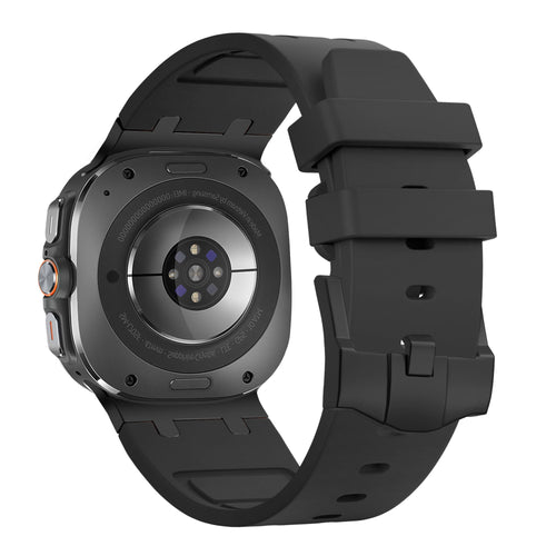 Bandz Bracelet silicone 'Luxe Liquid' Samsung Galaxy Watch Ultra (noir avec noir)