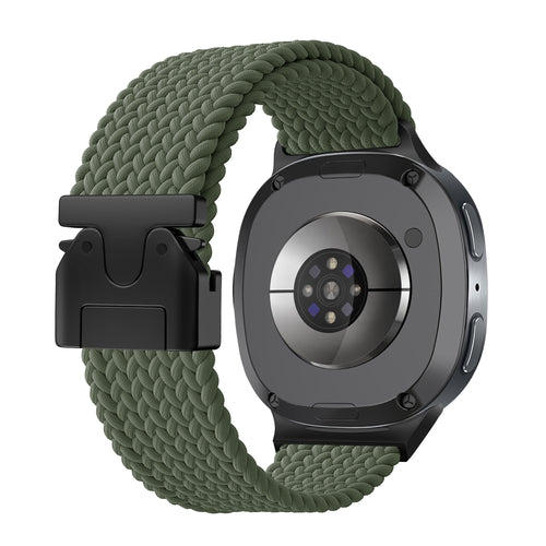 Bracelet tissu avec boucle Samsung Galaxy Watch 8 - 40mm (vert)