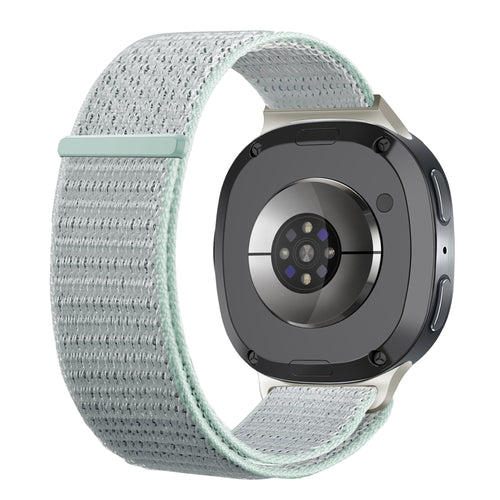 Bracelet nylon Samsung Galaxy Watch 8 Classic (cyan clair)