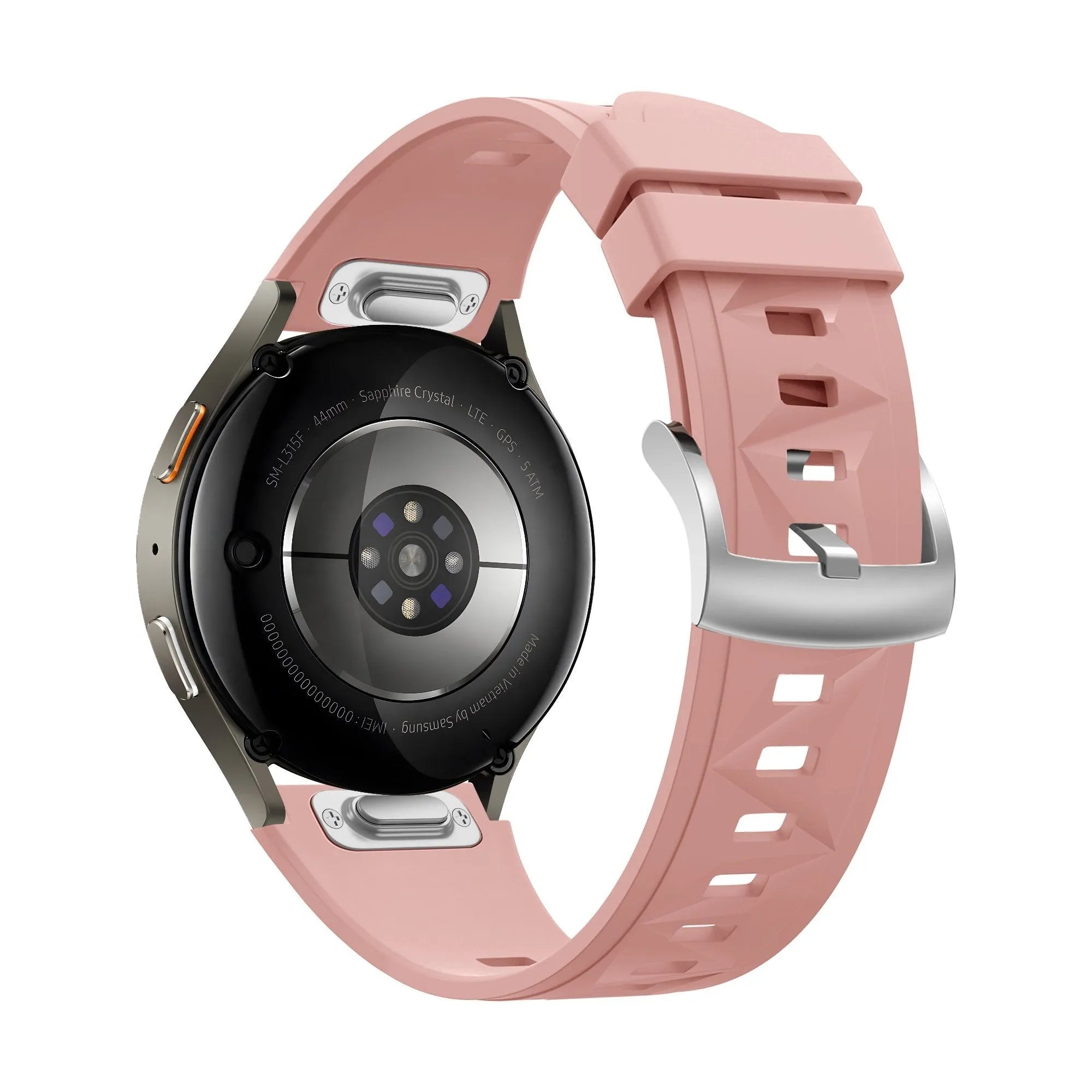 Bandz Bracelet silicone 'Easy Fit' Fossil Gen 5e - 42mm (rose)