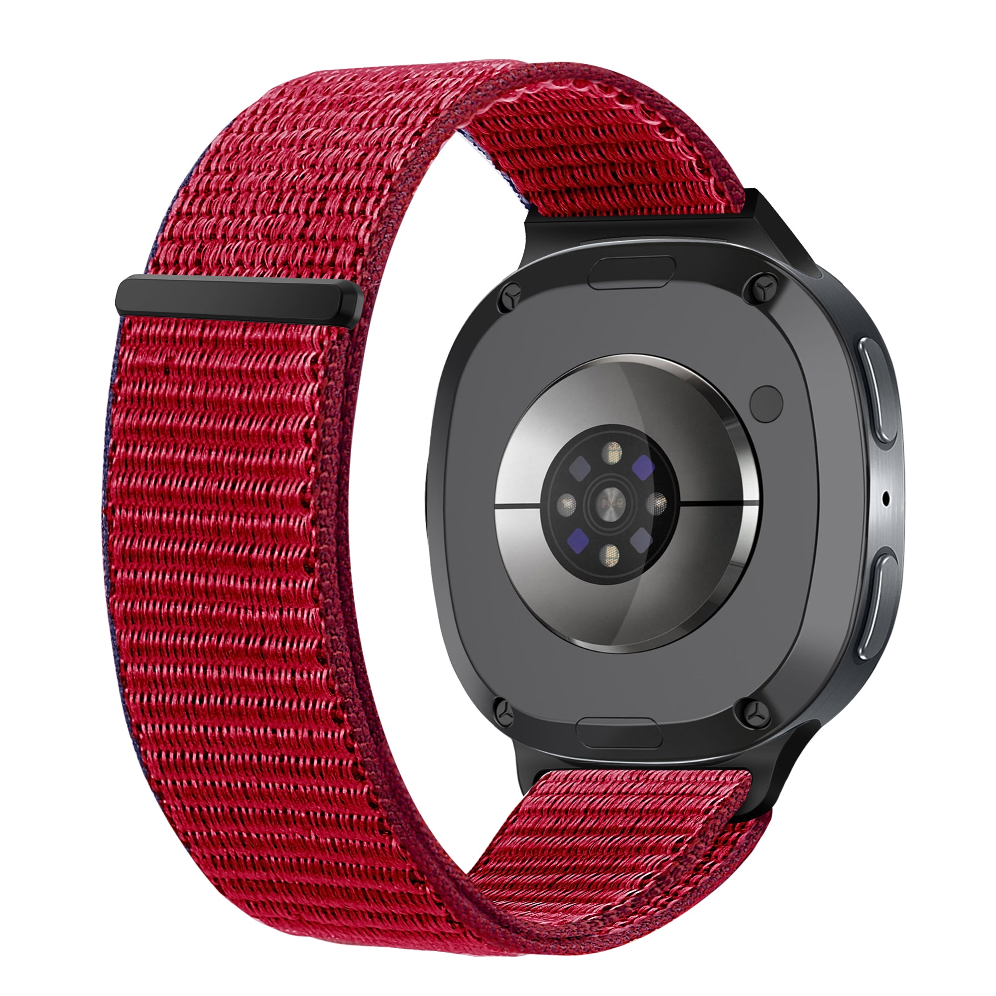 Bracelet nylon Samsung Galaxy Watch 8 Classic (rouge mix)