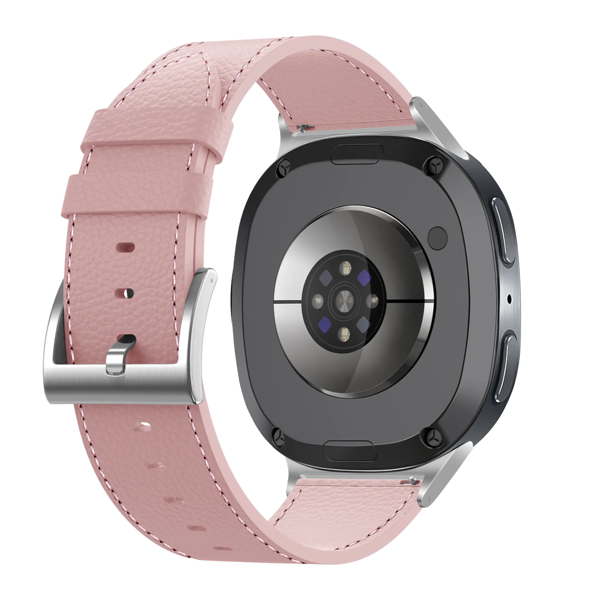 Bracelet cuir Samsung Galaxy Watch 8 Classic (rose)