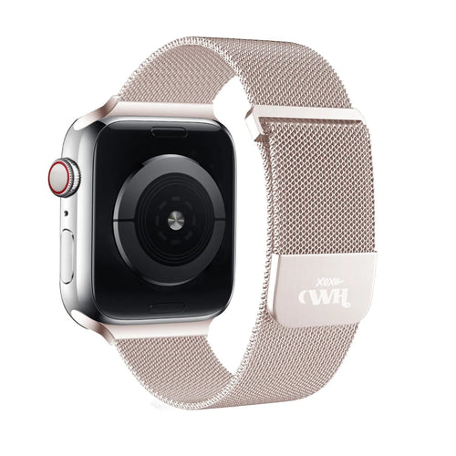 Bracelet milanais xoxo Wildhearts Apple Watch (rose/doré)