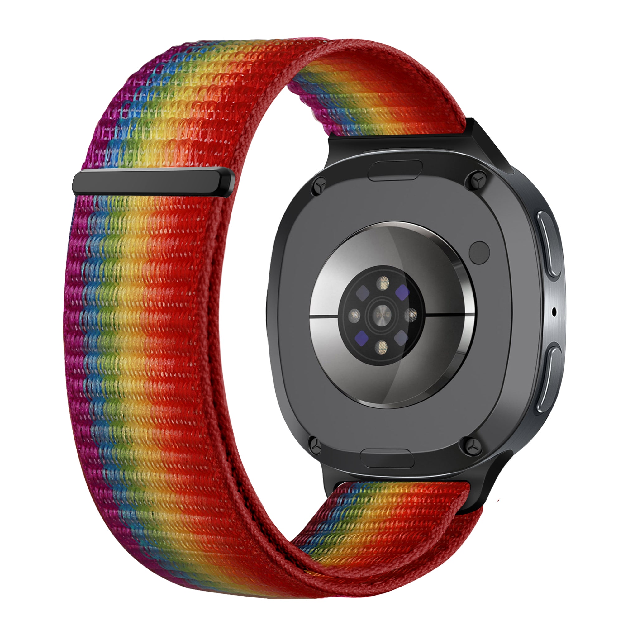 Bracelet nylon Samsung Galaxy Watch 8 Classic (arc-en-ciel)