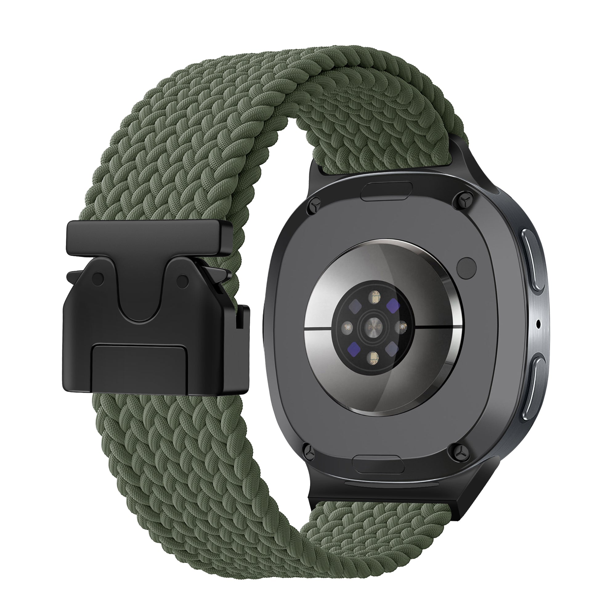 Bracelet tissu avec boucle Samsung Galaxy Watch 8 Classic (vert)