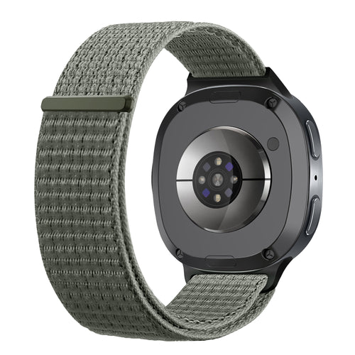 Bracelet nylon Samsung Galaxy Watch 8 - 40mm (gris-vert)