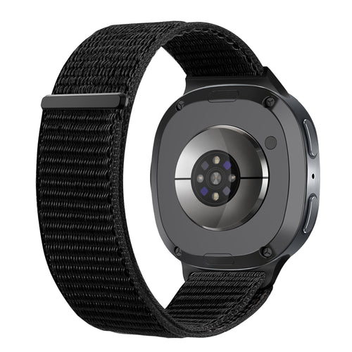 Bracelet nylon Samsung Galaxy Watch 8 Classic (noir)
