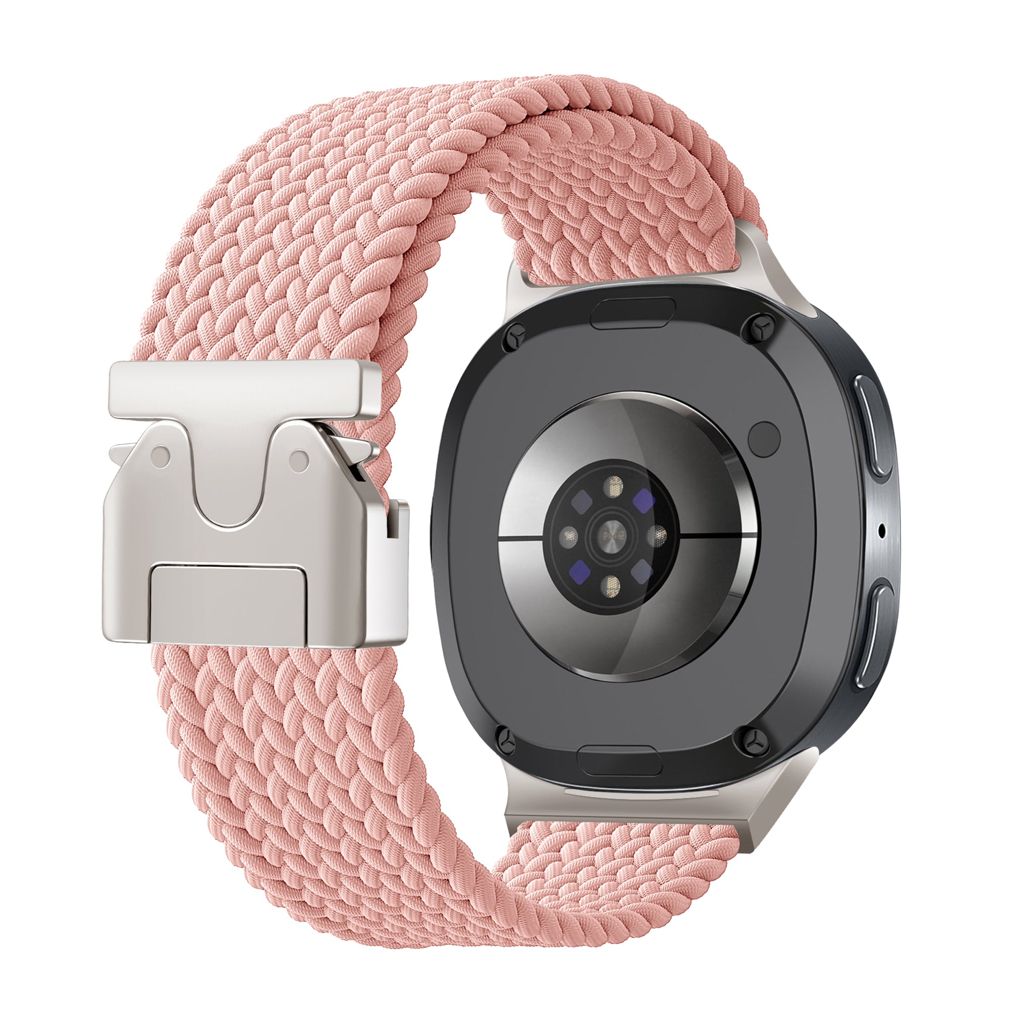 Bracelet tissu avec boucle Samsung Galaxy Watch 8 - 44mm (rose)