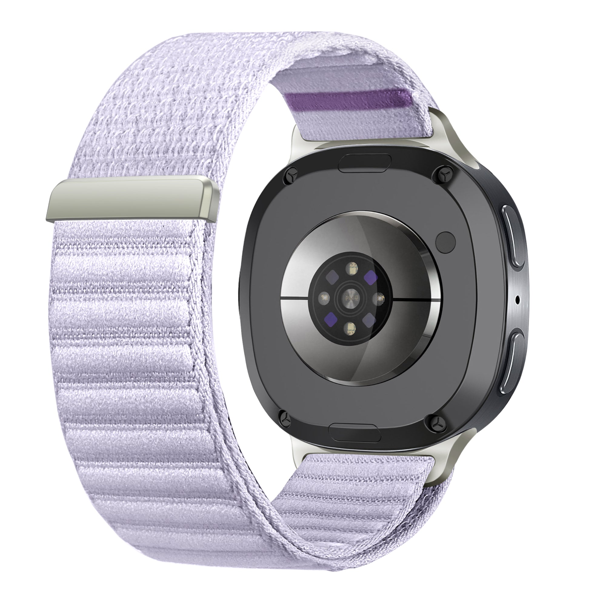 Bracelet nylon Wave Samsung Galaxy Watch 8 - 40mm (violet clair)