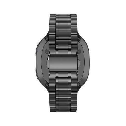 Bandz Bracelet acier 'Deluxe' Samsung Galaxy Watch 8 Classic (noir)