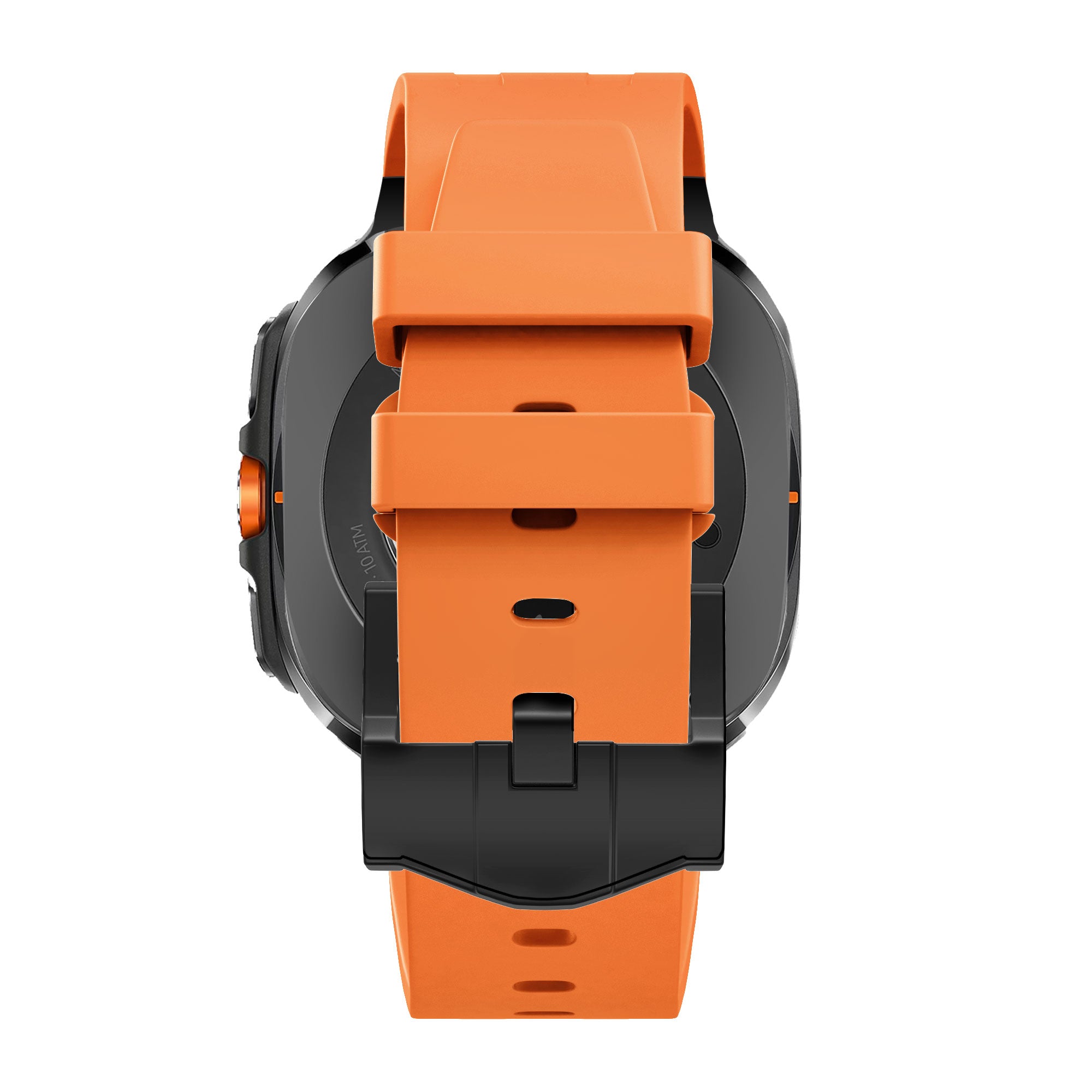 Bandz Bracelet silicone 'Luxe Liquid' Samsung Galaxy Watch Ultra (orange avec noir)