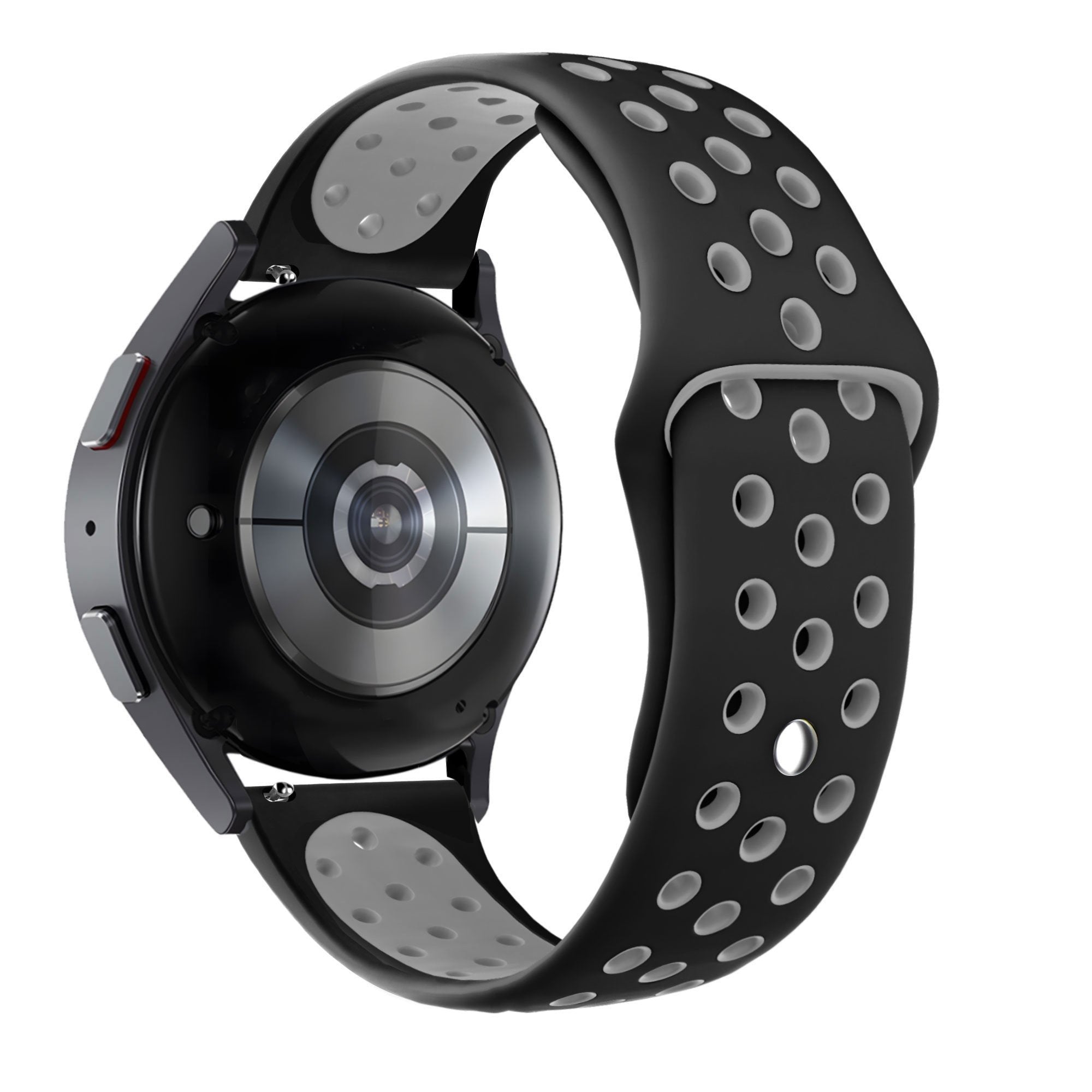 Bandz Bracelet sport 'Deluxe' Huawei Watch GT 5 Pro 46mm (noir/gris)