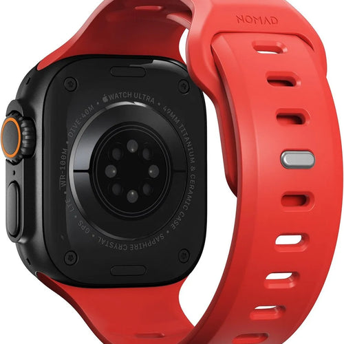 Nomad Bracelet silicone Tempo Apple Watch (corail)