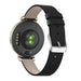 Bracelet montre cuir 14mm - universal (noir)